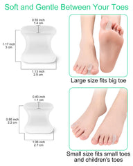 Large-size PGRODE toe spacers ready for big toes during daily wear.