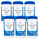 The Pharma-C Witch Hazel Wipes canister with dome lid for easy dispensing