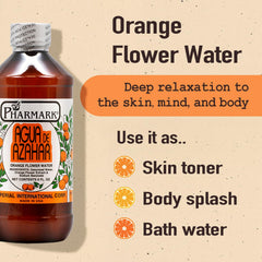 Pharmark Agua de Azahar, ideal como tónico facial suave.