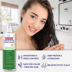 PHARMBANNER acondicionador hidratacion profunda con argan y arbol de te, textura cremosa.