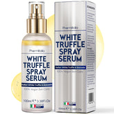 Pharmlitalia Spray Serum con trufa blanca, botella elegante para piel hidratada