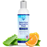 pHat 5.5 seborrheic dermatitis face wash bottle for gentle cleansing of sensitive skin.