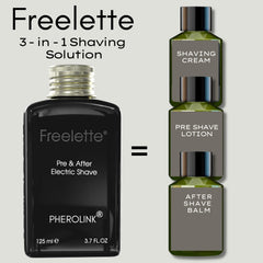 Close-up of Freelette texture showing a lightweight, non-greasy formula