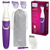 Philips Bikini Genie trimmer head for precise bikini line shaping with fewer nicks