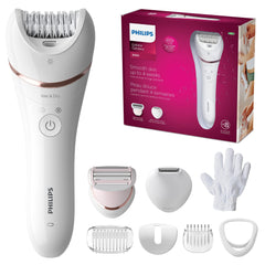 Philips Epilator Series 8000 BRE720/14 with ergonomic grip for comfortable epilation