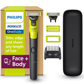Philips Norelco OneBlade 360 handle enables precise, comfortable grooming