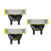 Philips OneBlade 360 blade flex follows contours for comfortable shaving.