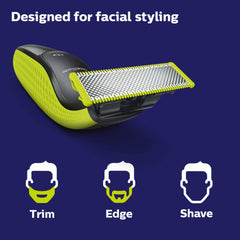 Philips OneBlade QP2520 portable trimmer for quick grooming on the go.