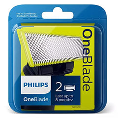 Close-up of the Philips OneBlade blade illustrating precise cutting action for various lengths.
