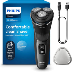 Philips Shaver 3000 with 5D pivot-flex heads for a close contour shave