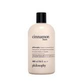 Philosophy Cinnamon Bun shampoo bottle ready for a refreshing cleanse for body and hair.