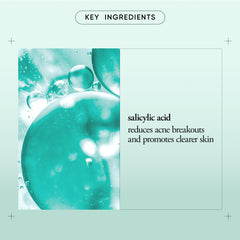 philosophy Clear Days Ahead cleanser bottle closeup highlighting oil-free formula