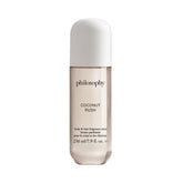 Philosophy Coconut Rush bottle front view with inviting aroma.