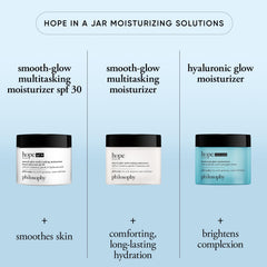 Philosophy Hope in a Jar cream application demonstrates easy spreading