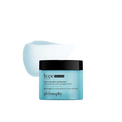 Philosophy Hope in a Jar Glow Water Cream bottle delivers lightweight hydration.