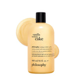 Philosophy Vanilla Birthday Cake Shower Gel bottle with rich hydration.