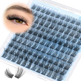 PHKERATA lash clusters close-up, 120 pieces, for seamless blending with natural lashes