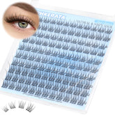 PHKERATA lash clusters pack with 120 pieces for versatile DIY looks.