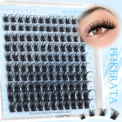 PHKERATA vegan fiber clusters maintain shape across multiple wears.