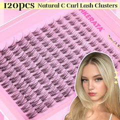 PHKERATA wispy band lashes create a natural 3D look