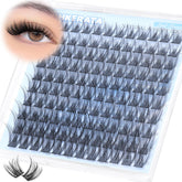 PHKERATA wispy lash clusters pack for a natural, fuller look.