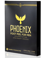 Phoenix Foot Peel para Hombres: paquete de dos para tratamiento cómodo en casa.