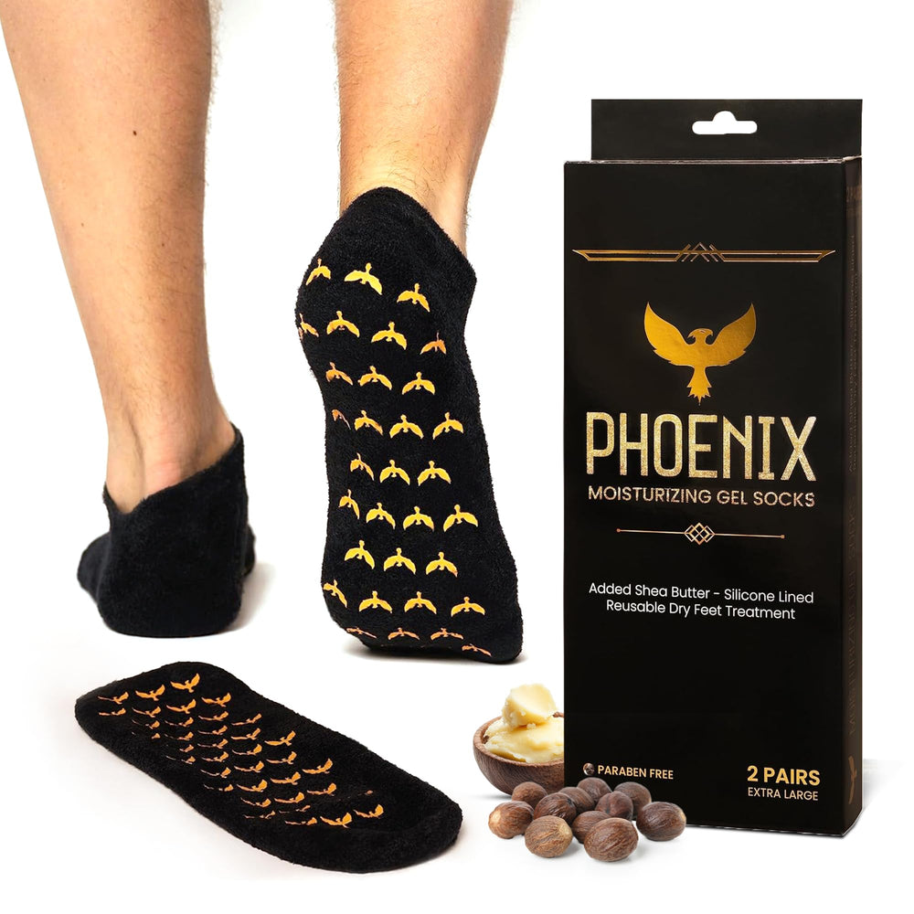 Phoenix Foot Peel: paquete visible, ideal para guardar y planificar tu rutina de cuidado.