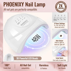 Phoenixy base coat 7ml promotes smooth adhesion for gel nails