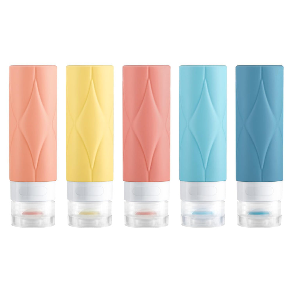 PHOVSUV 4-pack travel bottles in outer packaging showing compact TSA-ready set