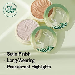Brillo facial ligero con textura crema-polvo de Physicians Formula para realzar la piel.