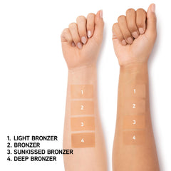 Physicians Formula bronceador mate Monoi, aplicación suave para difuminar sin esfuerzo.
