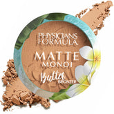 Physicians Formula bronceador mate Monoi, textura cremosa para un acabado suave.