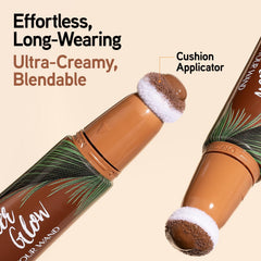 Closeup of creamy texture for smooth, buildable contour with subtle radiance.