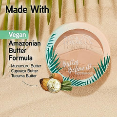 Cobertura construible con Physicians Formula polvo facial para tono uniforme.