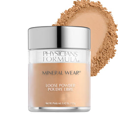 Polvo mineral de Physicians Formula libre de talco para un acabado suave.