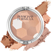 Polvos prensados multi colores de Physicians Formula para un acabado natural en el rostro.