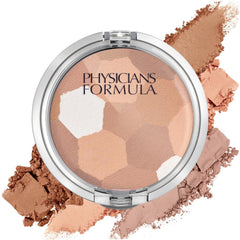 Polvos prensados multi colores de Physicians Formula para un acabado natural en el rostro.