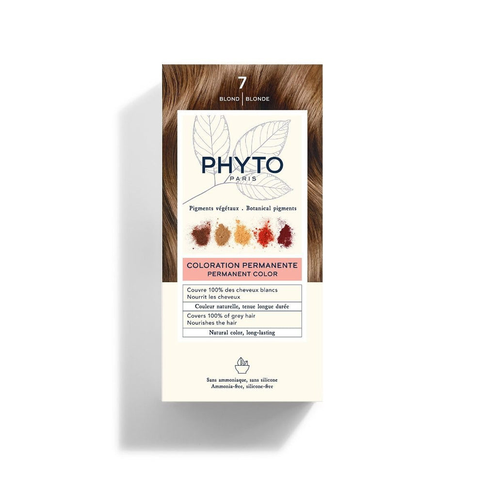 PHYTO Phytocolor 7 Blonde packaging for easy at-home color application.