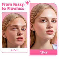 Phyyixs close-up of dermaplane blades gliding on skin for gentle exfoliation