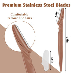 Phyyixs dermaplaning blade close-up highlighting sharp rust-resistant blades