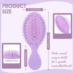 Phyyixs travel-size detangling brush with compact design for easy packing.