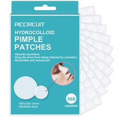 Parche PICcircuit para acné en la cara, aspecto invisible, ideal para uso diario
