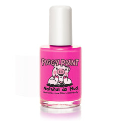 Piggy Paint LOL botella neon magenta brillante, color seguro para uñas de niños.