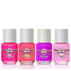 Piggy Paint Scented Lucky Lollipop kit back view with colorful packaging hints.
