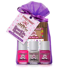 Piggy Paint Set Regalo Brillos: regalo seguro para uñas sin químicos.
