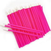 Pimoys disposable lip brush with black handle for hygienic lipstick application
