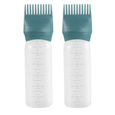 Pimoys hair oil applicator bottle with comb tip for precise color application at home.