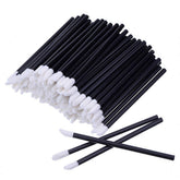Pimoys lip brush with black handle and 9 cm length for precise lip makeup.