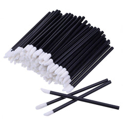 Pimoys lip brush with black handle and 9 cm length for precise lip makeup.