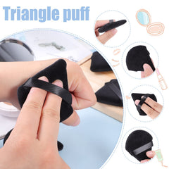 Pimoys soft velour sponge suitable for wet or dry makeup application.